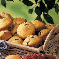 Blueberry Cornmeal Muffins image
