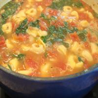 Tortellini and Spinach Soup image