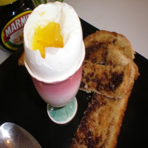 Soft Boiled Egg W/Marmite Soldiers image