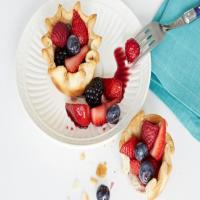 Grape-Glazed Fresh Berry Mini Pies image