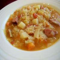 Cabbage Soup With Kielbasa image