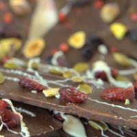 White Chocolate, Cranberry, and Pumpkin Seed Bark_image