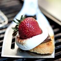 Skewered Strawberry & Marshmallow S'mores image