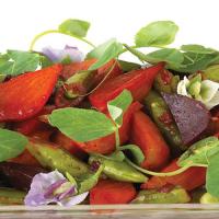 Baby Beet Salad with Sugar Snap Peas image