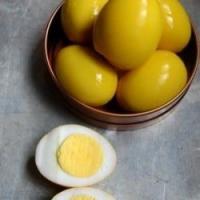 Yellow Pickled Eggs image
