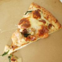 Shrimp Pizza With Spinach and Caramelized Onions_image