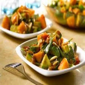 Avocado Melon Salad w/ Picante Honey Dressing_image