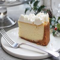 Holiday Eggnog Cheesecake Recipe image