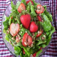 Spinach Strawberry Salad image
