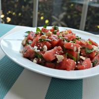 Herb Watermelon Feta Salad image