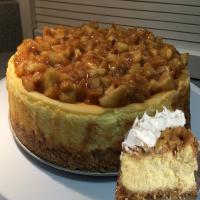 Apple Cheesecake with Caramel Sauce image