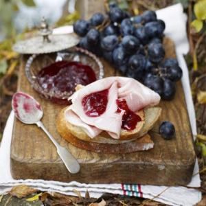 Grape & rosemary jelly image