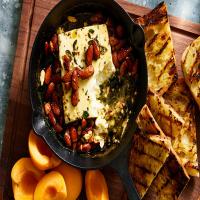 Grilled Feta With Nuts_image