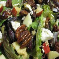 Feta Cheese, Apple, and Spiced Pecan Salad image