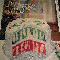 CHRISTMAS RAINBOW JELL-O POKE CAKE..1980_image