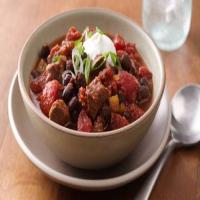 Slow-Cooker Steak and Black Bean Chili image