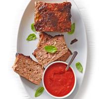 Beef & bacon meatloaf with tomato sauce image