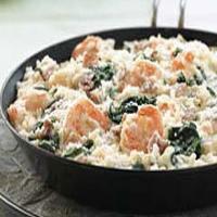 Creamy Shrimp and Bacon Skillet image