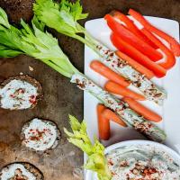 Adult Ants On A Log Blue Cheese Stuffed Celery_image