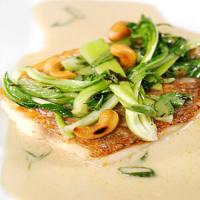 Red Snapper with Baby Bok Choy_image