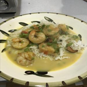 Prawns in Cashew Coconut Curry Sauce image