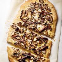 Wild Mushroom Pizza with Truffle Oil Recipe - (4.5/5) image