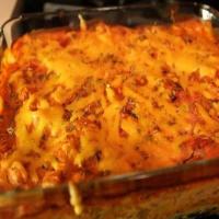 Beef and Bean Enchilada casserole_image