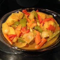 Delightful Indian Coconut Vegetarian Curry in the Slow Cooker image