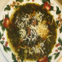 Italian Spinach and Sausage Soup image
