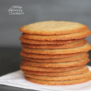 COOKIES - Crisp Almond Cookies Recipe - (4.2/5)_image