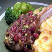 Pork Chops With Cranberry-thyme Sauce image