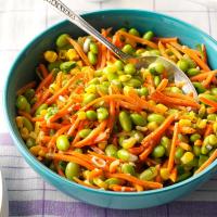 Edamame Corn Carrot Salad image
