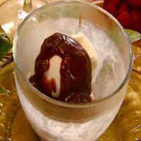 Balsamic-Caramel Sauce over Vanilla Ice Cream image