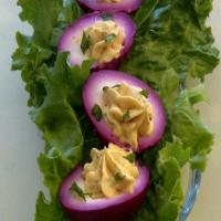 Southern-Style Beet Pickled Deviled Eggs_image