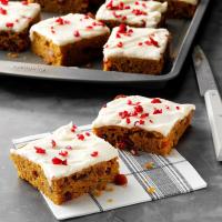Frosted Pumpkin Cranberry Bars image