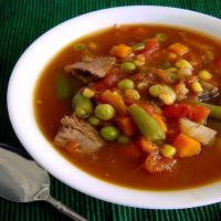 Quick Vegetable Beef Soup_image