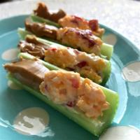 Peanut Butter and Pimento Cheese-Stuffed Celery image