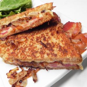 Gouda Onion Bacon (GOB) Grilled Cheese image
