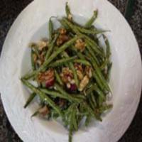 Roasted Green Beans With Greek Dressing image