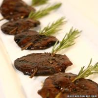 Grilled Shiitake Mushrooms on Rosemary Skewers_image