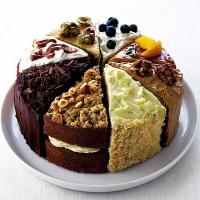 Nutty apple streusel cake image