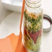 Layered Salad in a Jar image