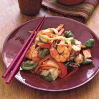 Spicy Shrimp and Vegetable Stir-Fry image