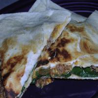 Beef, Blue Cheese and Spinach Quesadillas image