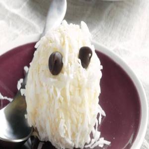 Coconut-Covered Ice Cream Ghosts_image