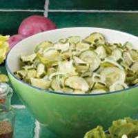 Onion Cucumber Salad with Vinegar Dressing image