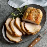 Roast Pork Loin with Rosemary Applesauce image