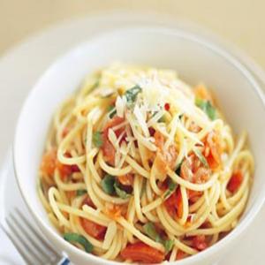 Tomato Basil Pasta (Bruschetta Pasta)_image
