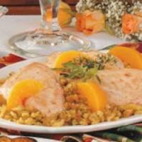 Chicken with Peach Stuffing_image