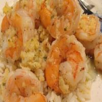 Shrimp Scampi over Rice_image